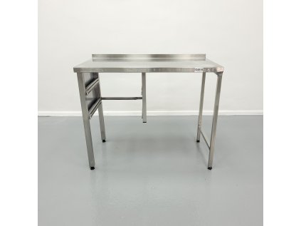 Nerezový stůl 113x60x90 cm