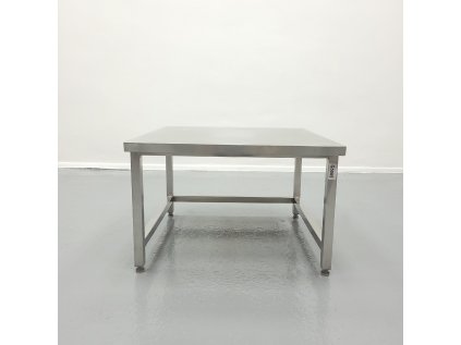 Nerezový stolek/podestavba 90x90x60 cm
