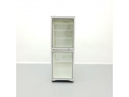 Prosklená lednice 60x55x173 c cm