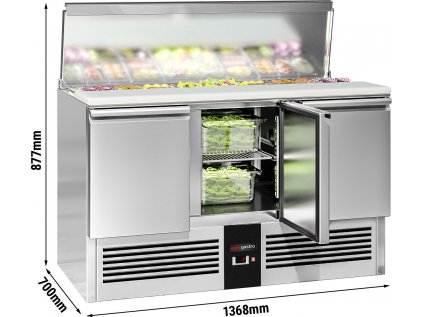 Saladeta PREMIUM - 1,37 x 0,7 m - se 3 dveřmi