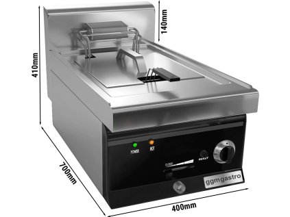 Elektrická fritéza – 10 litrů (9 kW)