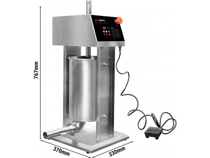 Elektrická plnička klobás z nerezovej ocele (stojaca)