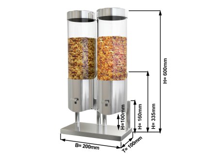 Dávkovač müsli dvojitý - Ø 12 cm