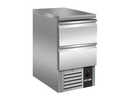 Saladeta/chladící stůl PREMIUM - 0,45 x 07 m - se 2 zásuvkami