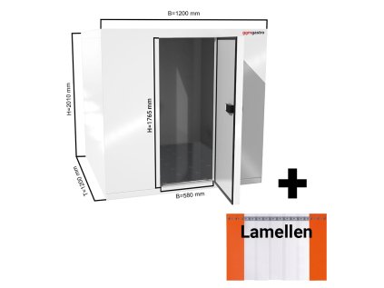 Mrazicí box- 1,2 x 1,2 m - Výška: 2,01 m - 1,6 m³