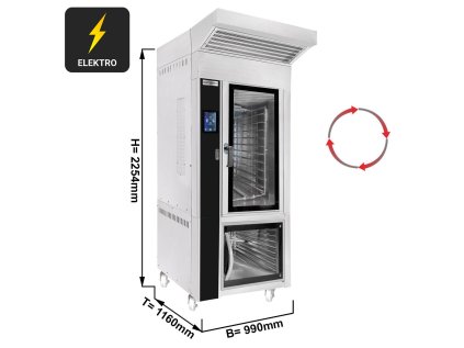 Rotační pekařský konvektomat - Touch - 10x EN 40x60 - vč.