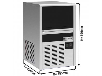 Výrobník ľadu - valec - 22 kg/ 24 h