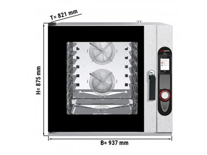 Pekařská horkovzdušná trouba - Touch - 6x EN 60x40