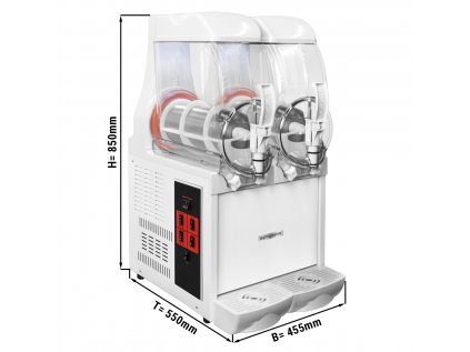 Výrobník ledové tříště - 2x 10l