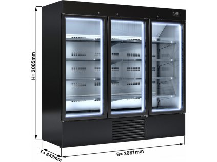 Nápojová chladnička - 2030 litrov - čierna