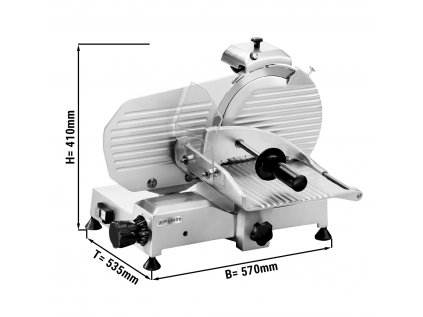 Nárezový stroj- Čepeľ: Ø 250 mm