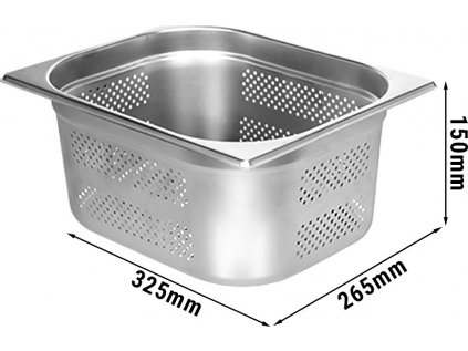 Perforovaná gastronádoba  1/2 GN - hloubka : 150 mm