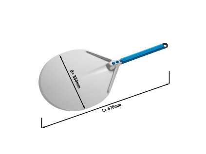 Hliníková lopata na pizzu - Ø 32 cm