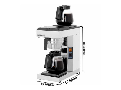 Kávový filtrační stroj - 1,8 litru - s termokinetikou