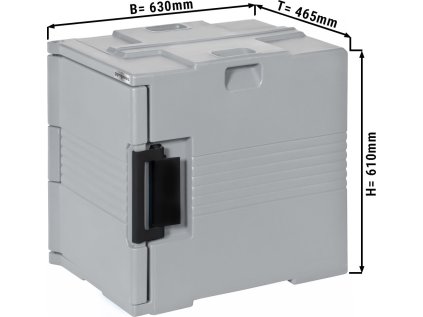 Thermobox - Frontlader - 58 Liter - for 12x GN 1/1
