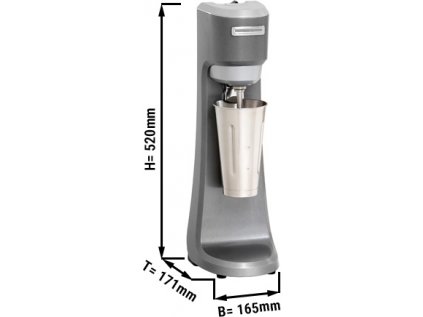 Koktailový mixér / Bar mixér - 1 miešadlo - 0,75 litra