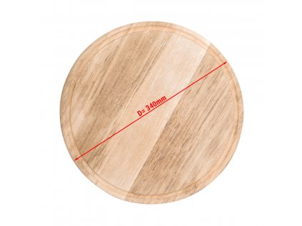 Pizza talíř s drážkou na šťávu - Ø 34 cm