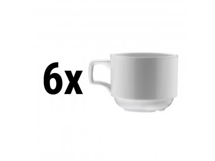 (6 kusů) SEA WAVE - šálek na kávu/čaj - 230 ccm