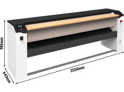 Elektrický mandľ 2000 mm - 60 kg/h