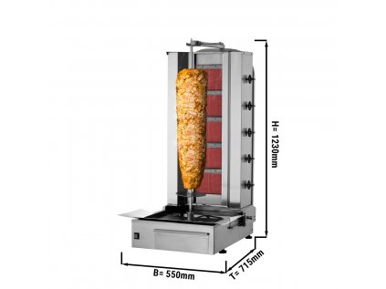 Kebab gril 5 horákov do 80 kg