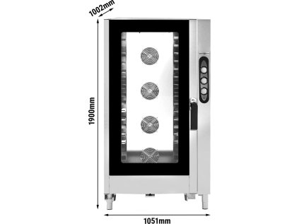 Pekáreň - konvektomat - manuálna- 16x EN 60x40