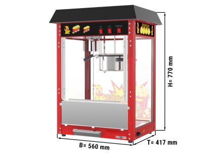 Stroj na popcorn - 5 kg/h - s 1 bojlerem