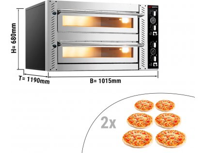 Pizza pec 6+6x 30 cm (hlboká)