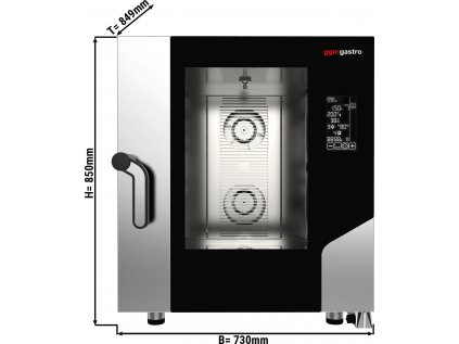 Konvektomat - Digitálny - 7x GN 1/1 - Samočistenie