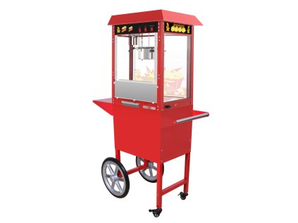 Stroj na popcorn včetně vozíku - 5 kg/h