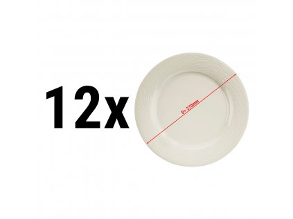 (12 kusů) SEMPER - talíře plochý - Ø 27 cm