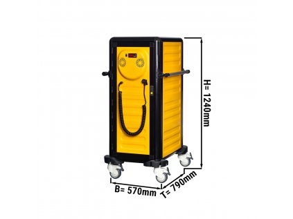 Termovozík ohrevný- 19x GN 1/1