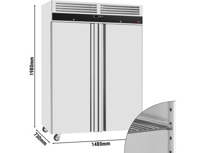 Chladnička - 1,48 x 0,73 m - 2 dvere
