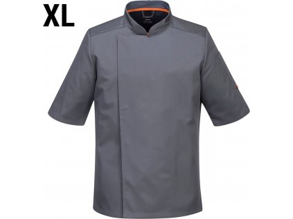 Bunda MeshAir Pro Chef s krátkým rukávem - šedá - Velikost: XL