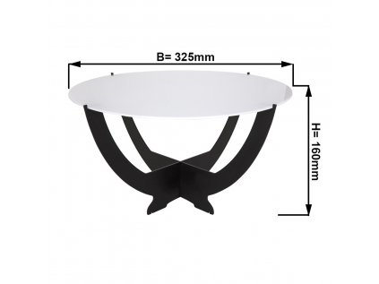 Buffet stand Octopus - Ø 300 mm Black