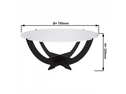 Buffet stand Octopus - Ø 700 mm Black