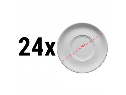(24 kusů) ENTity - polévkový podšálek - Ø 17 cm