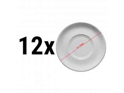 (12 kusů) ENTity - polévkový podšálek - Ø 17 cm