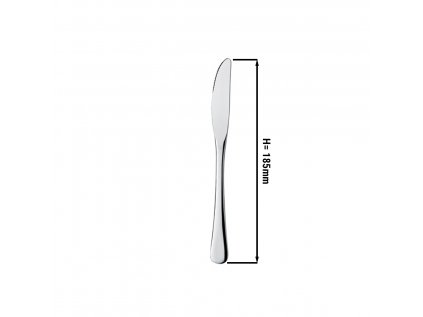 (12 kusov) Dezertný nôž Emilia - 18,5 cm