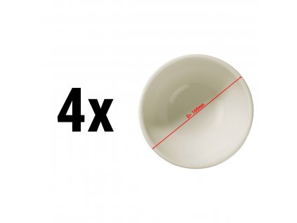 (4 kusy) TEOS - miska/polévkový talíř - Ø 16 cm