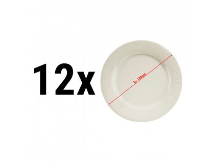 (12 kusů) SEMPER - talíře ploché - Ø 18 cm
