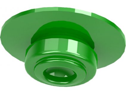 (6 kusů) ventil - malý - pro stlačovací a dávkovací lahve - zelený
