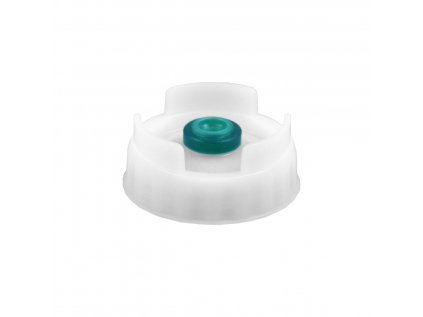 (6 kusů) silikonová membrána - pro stlačovací a dávkovací lahvičky - zelená