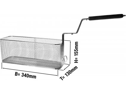 Fritovací kôš - 12,5 litrov