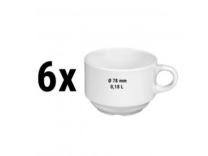 (6 kusov) Seltmann Weiden - šálka na kávu - 0,18 litra