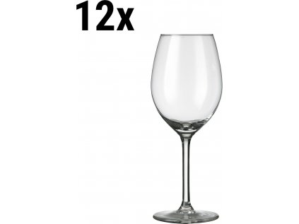 (12 kusov) ESPRIT - poháre na víno - 32 cl - transparentné