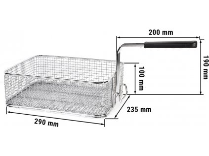 Fritovací koš - série plyn