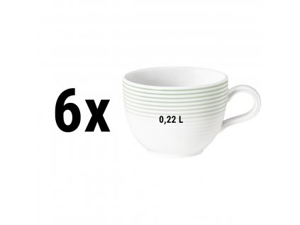 (6 kusov) Seltmann Weiden - šálka na kávu - 0,22 litra