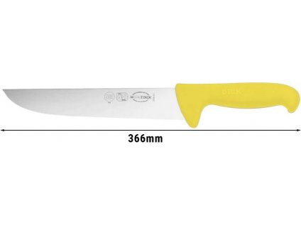 F. DICK Blokový nôž 23 cm, žltá rukoväť