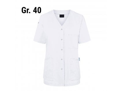 KARLOWSKY | Short-sleeve women's tunic Essential - White - Size: 40