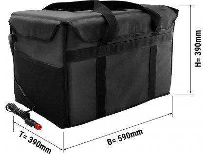 Gastronorm Pro - taška na doručenie 54x35x35 cm - čierna